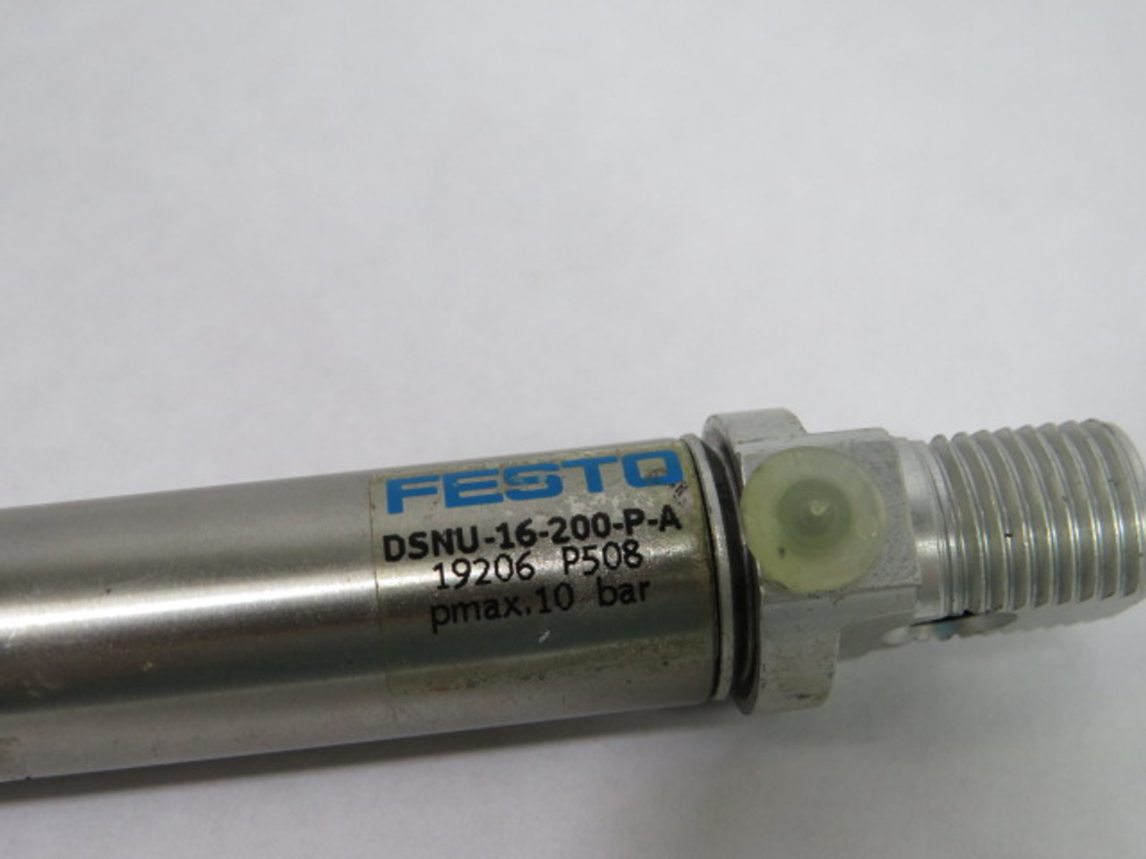 Festo 19206 DSNU-16-200-P-A Pneumatic Cylinder 16mm Bore 200mm Stroke USED