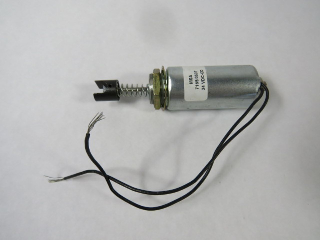 MSA 7165/0607 Tubular (Cylindrical) Solenoid 24VDC USED