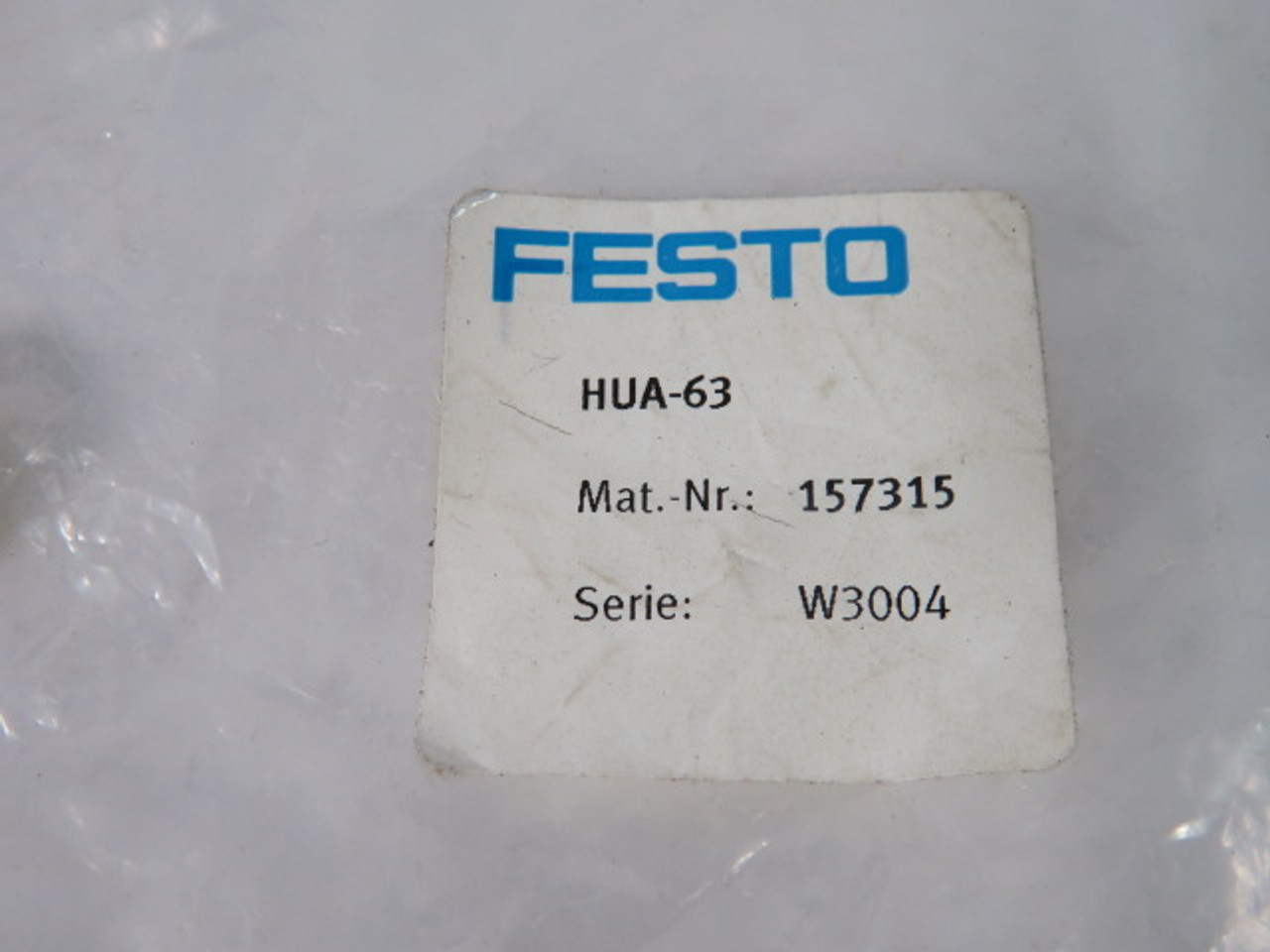 Festo HUA-63 Foot Mounting Kit 63mm ! NWB !