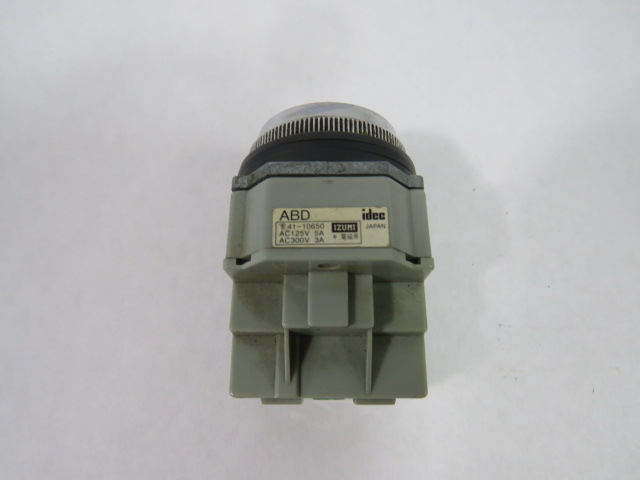 IDEC ABD210N-B Black Push Button 125-300VAC 3-5A 1NO USED
