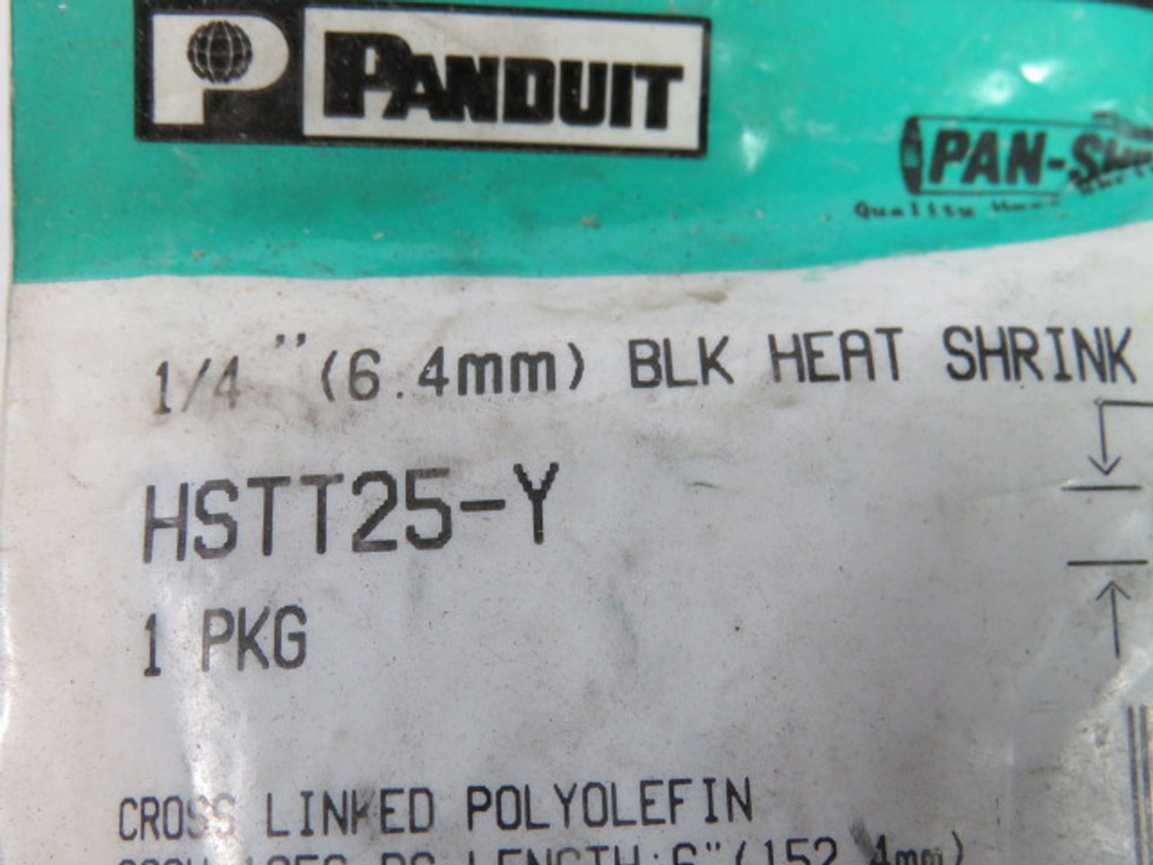 Panduit HSTT25-Y Heat Shrink Tubing Sleeve 1/4" Lot Of 13 NWB