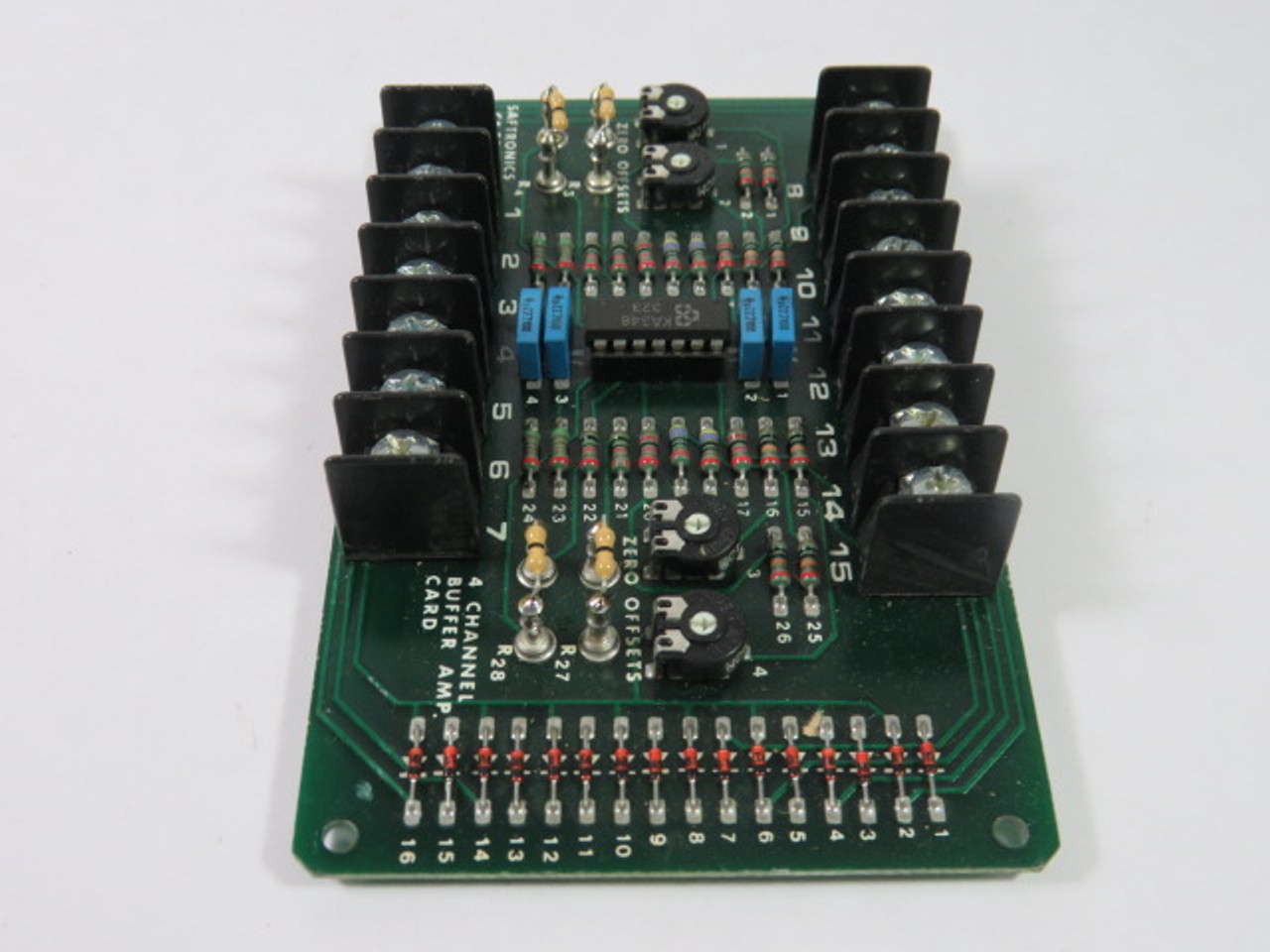 Saftronics CA239-1 4-Channel Buffer Amplifier Board USED