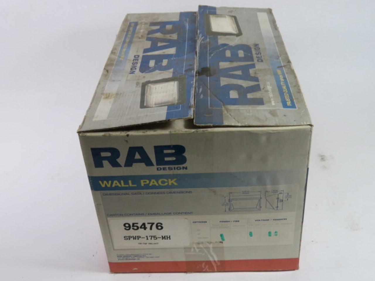 Rab Design SPWP-175-MH Wall Pack Floodlight 175W ! NEW !