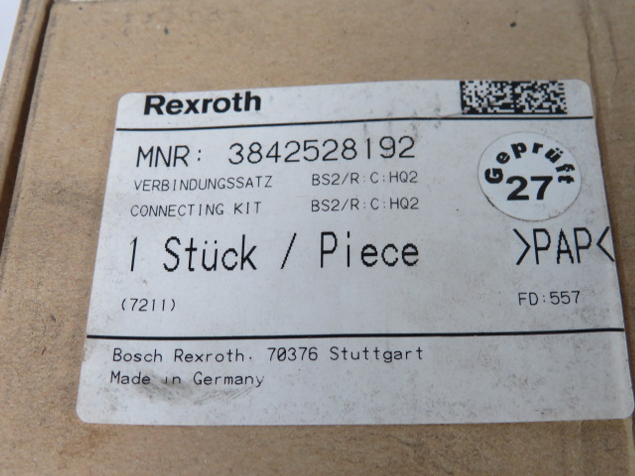 Rexroth 3-842-528-192 Connecting Kit ! NEW !