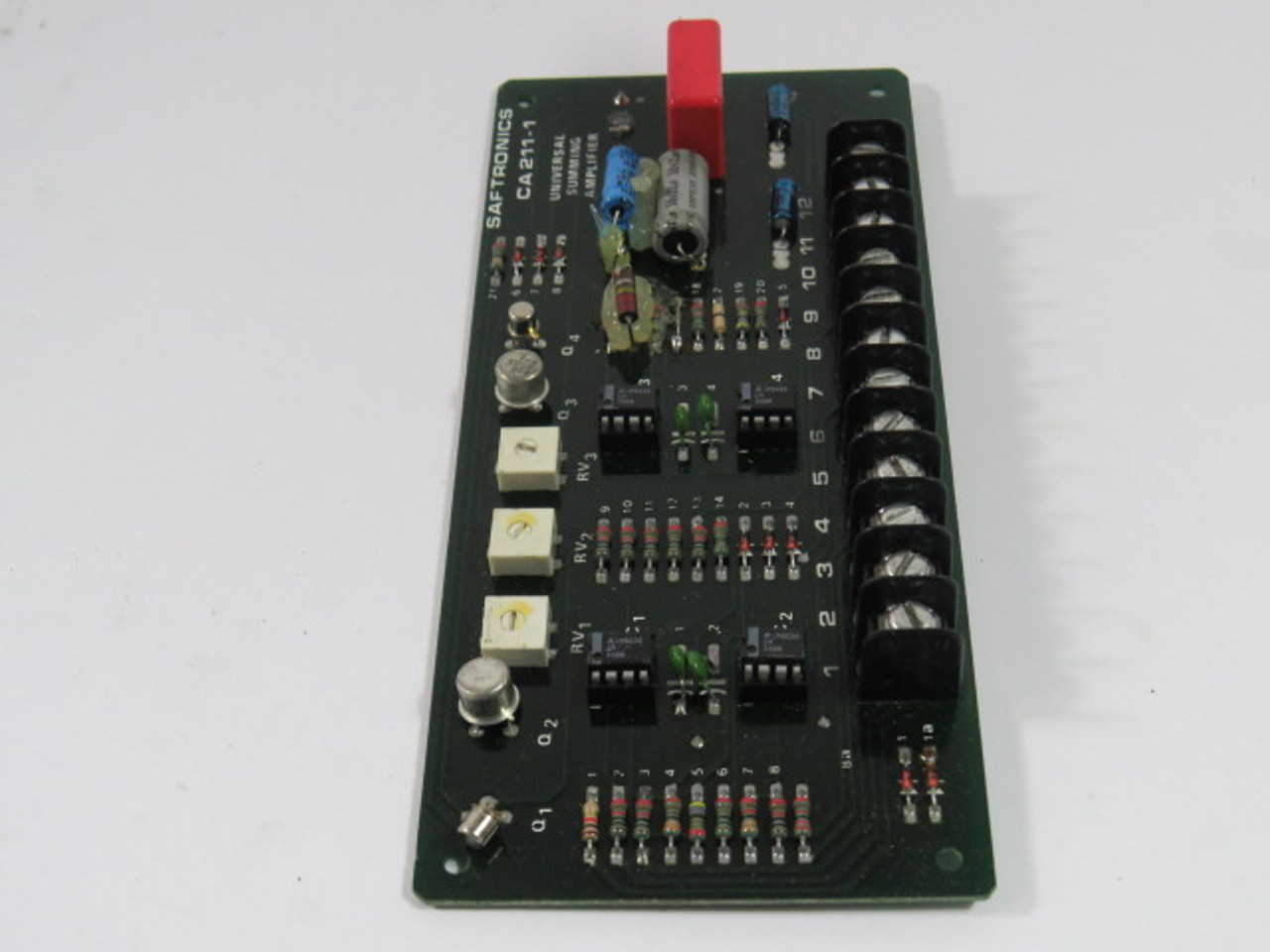 Saftronics CA211-1 Universal Summing Amplifier Board USED