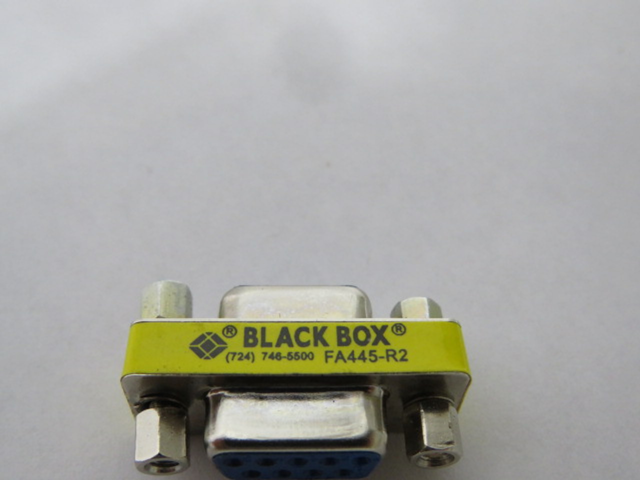 Black Box FA445-R2 Right Angle DB9 Female Adapter USED