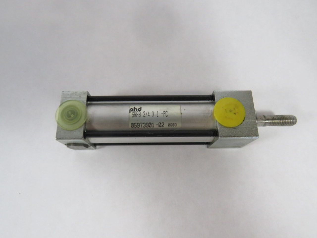 Phd SRAB3/4X1-PC Pneumatic Cylinder 3/4" Bore 1" Stroke USED