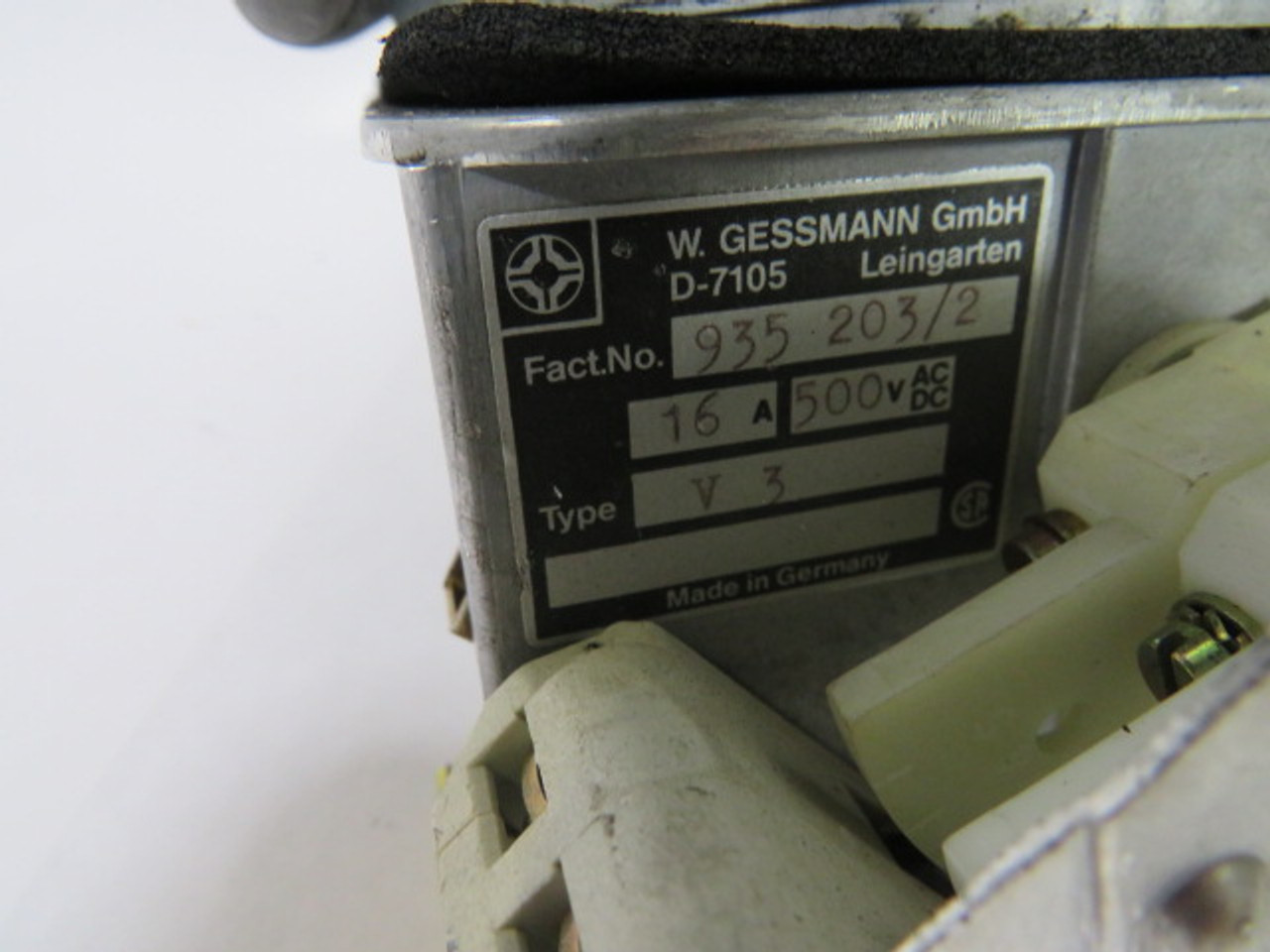 W. Gessmann V3 Bi-Directional Joystick Controller 500VAC/DC 16A ! AS IS !
