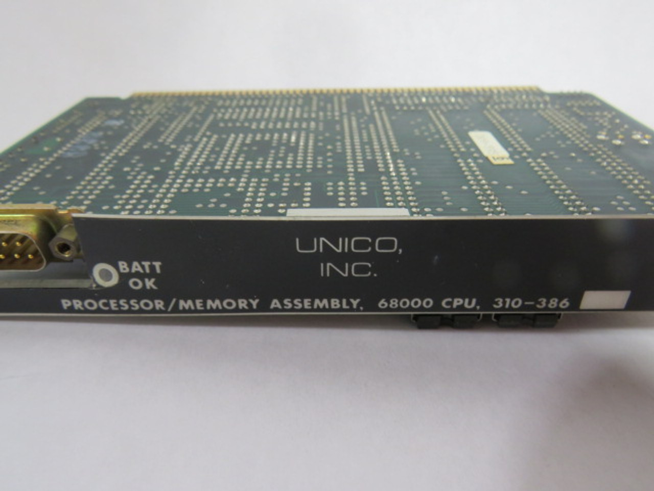 Unico 310-386 309-595.6 Processor Memory Ably. *Missing Memory Chips* ! AS IS !