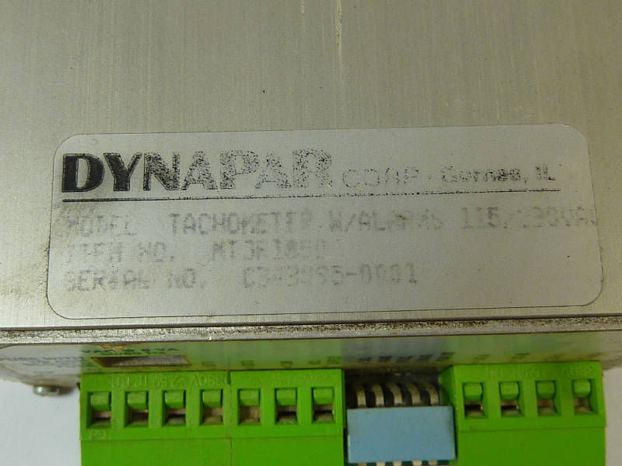 Dynapar Tachometer Max Tach1 115/130VAC MTJR1860 ! AS IS !