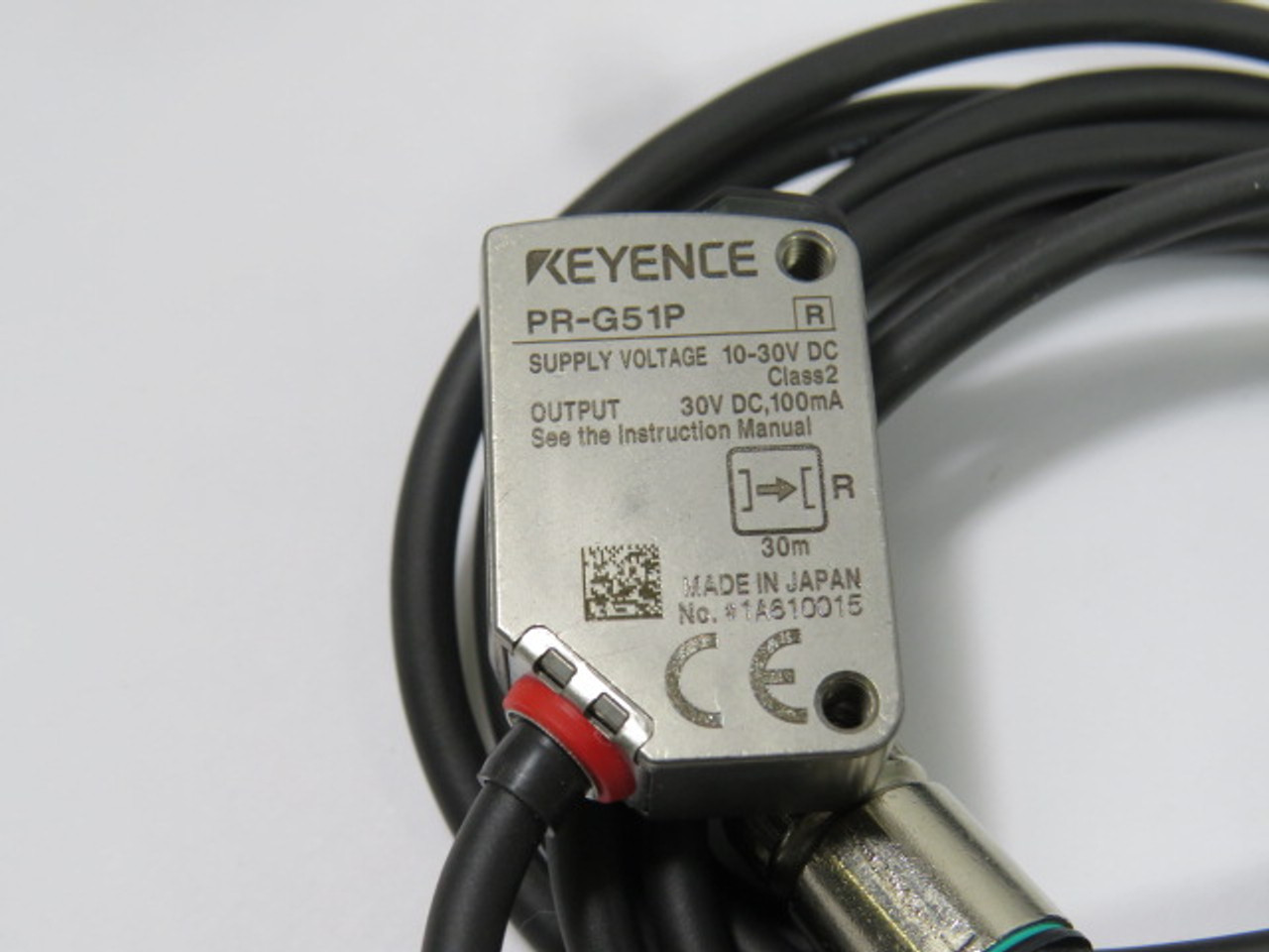 Keyence PR-G51P Photoelectric Sensor 10-30Vdc 30m Range USED