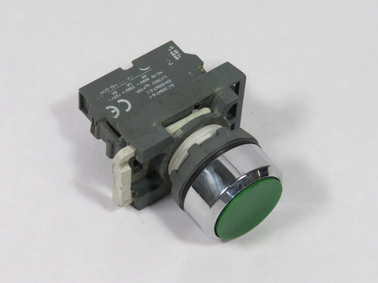 ABB MP1-60G10 Push Button 1NO Green Flush USED