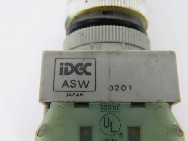 IDEC ASW220 Selector Switch 120-600VAC 2NO 2-Position USED - Industrial ...