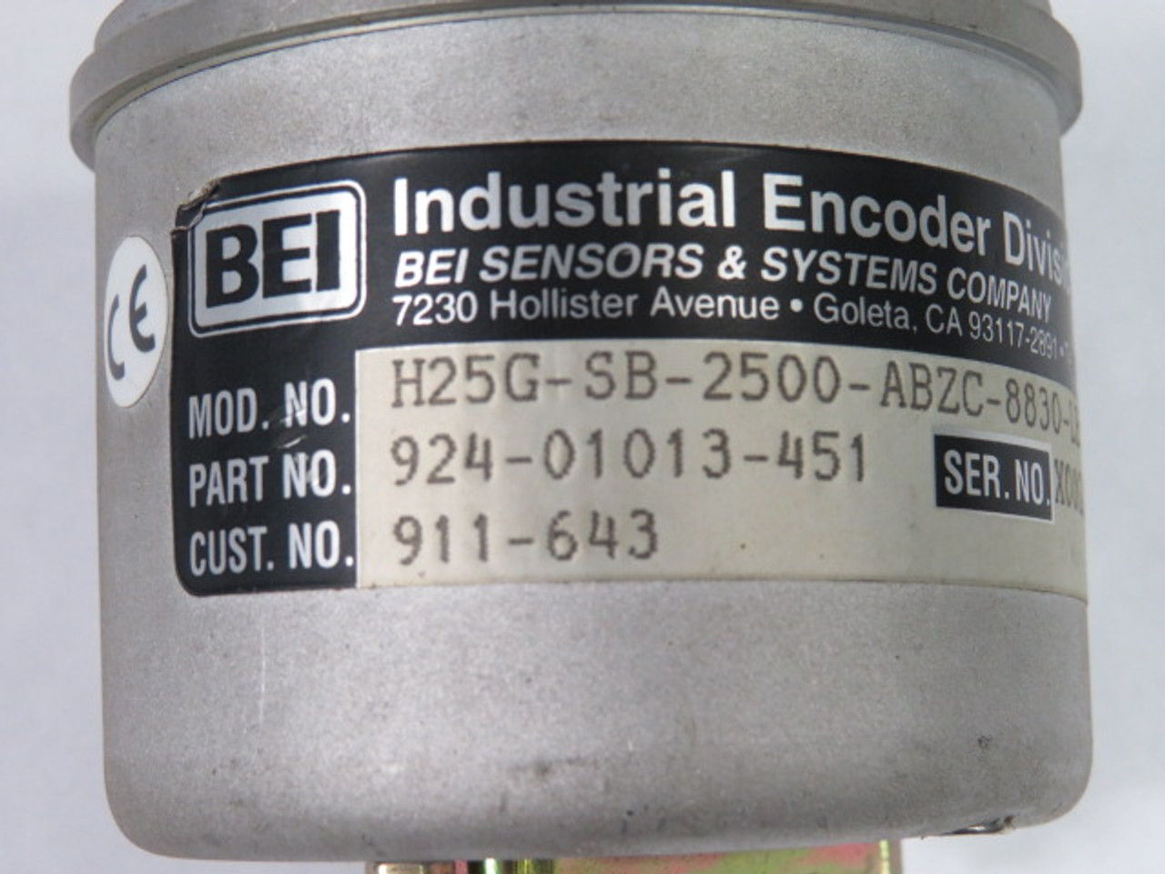 BEI 924-01013-451 Encoder 5Vdc USED