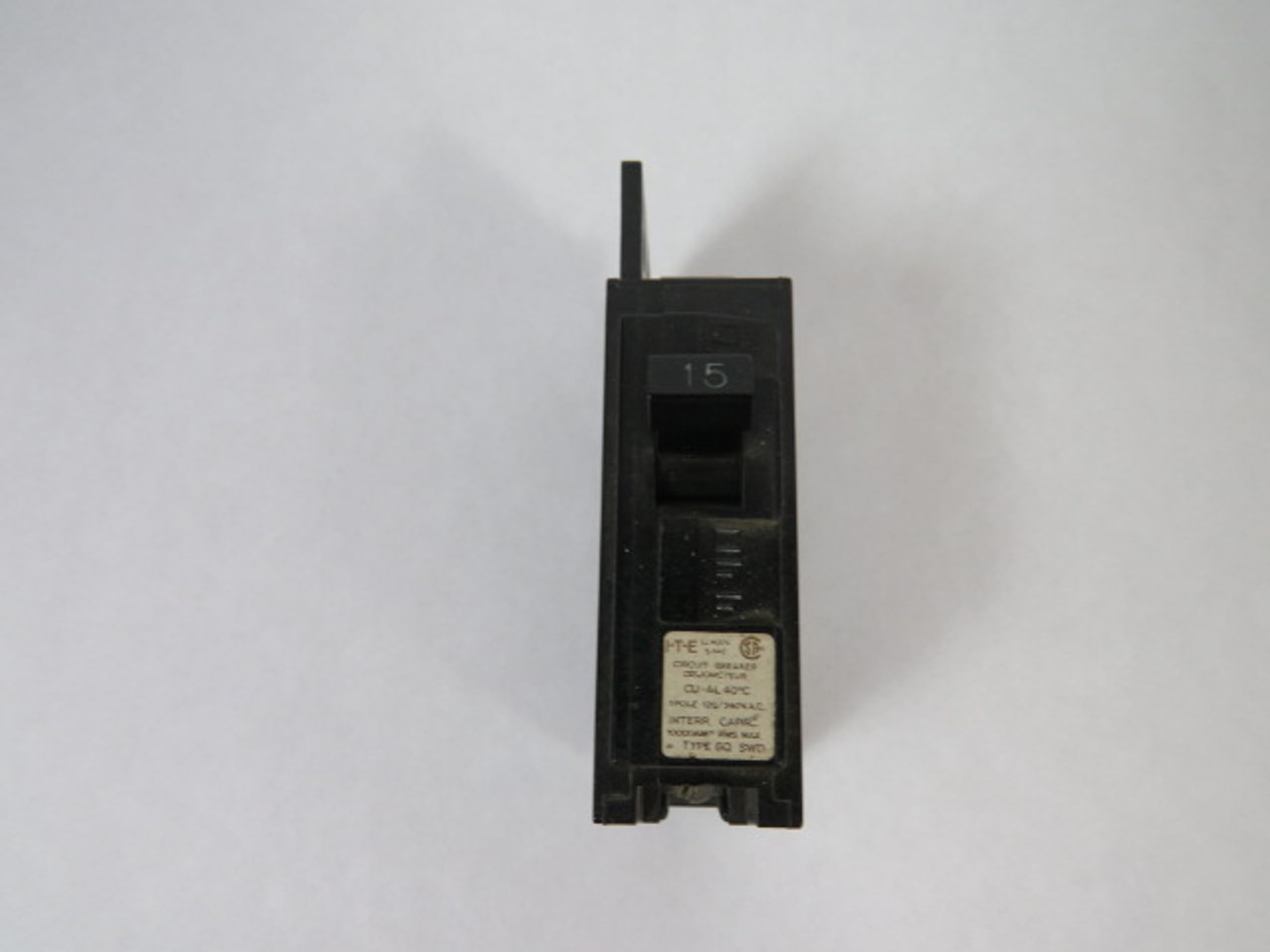 ITE BQ115 Circuit Breaker 15A  120/240VAC 1-Pole USED