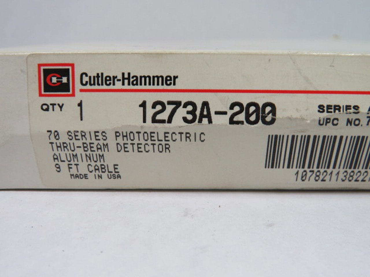 Cutler-Hammer 1273A-200 Photoelectric Thru Beam Detector 70 Series ! NEW !
