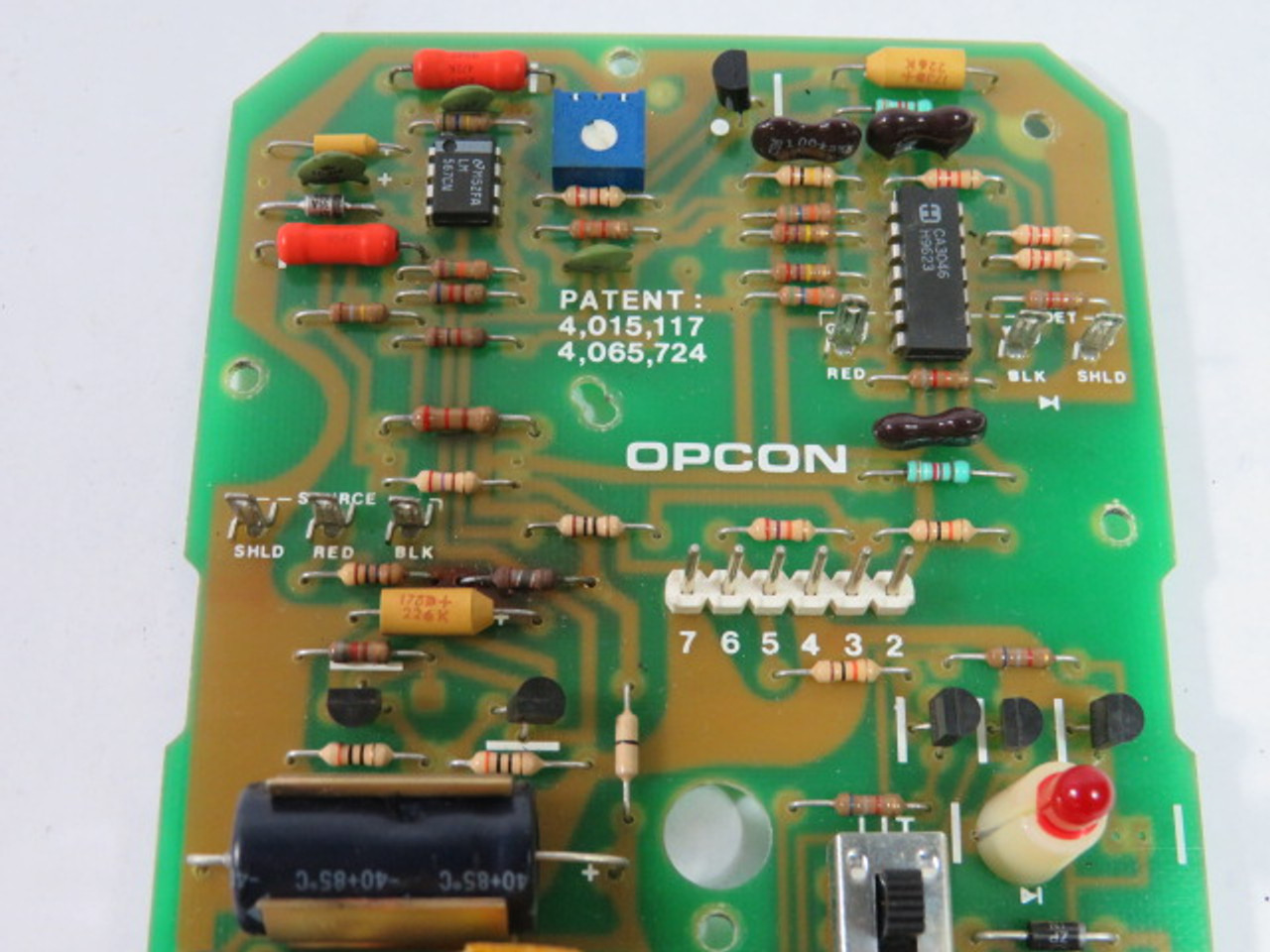 Opcon 101272-01-21 Photoeye Board USED