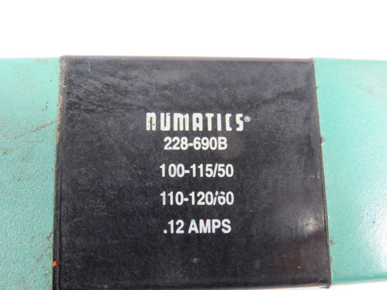 Numatics Solenoid Valve 100-120V 50/60Hz 4-Way 2-Pos 3/8" NPTF 150PSIG USED