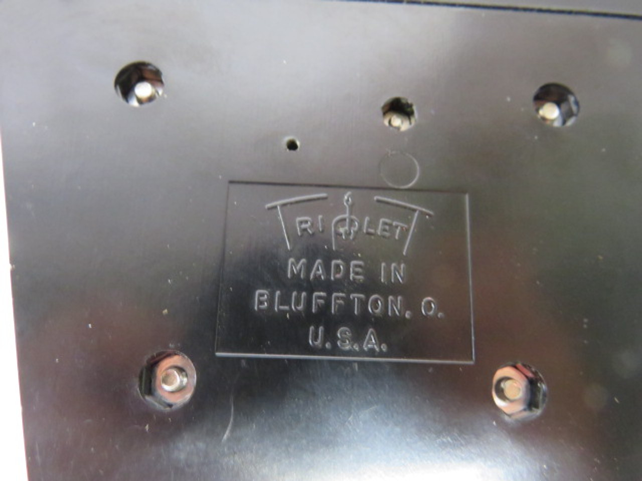 Triplett TR/420E/+-250 UADC Panel Meter .5-0-.3 Inch ! NEW !