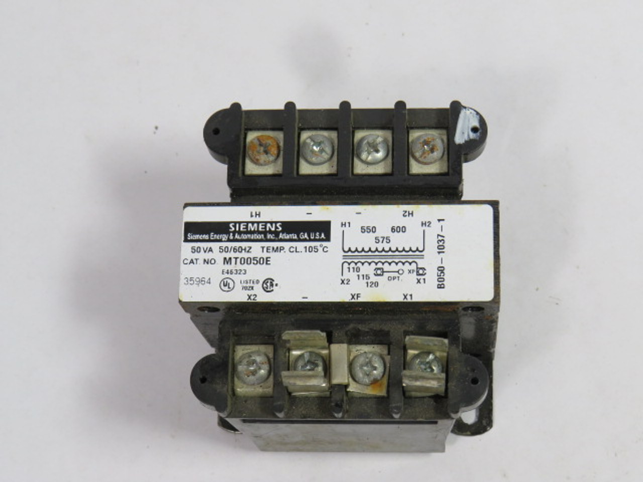 Siemens MT0050E Transformer 50 Va 550/575/600 Volt USED