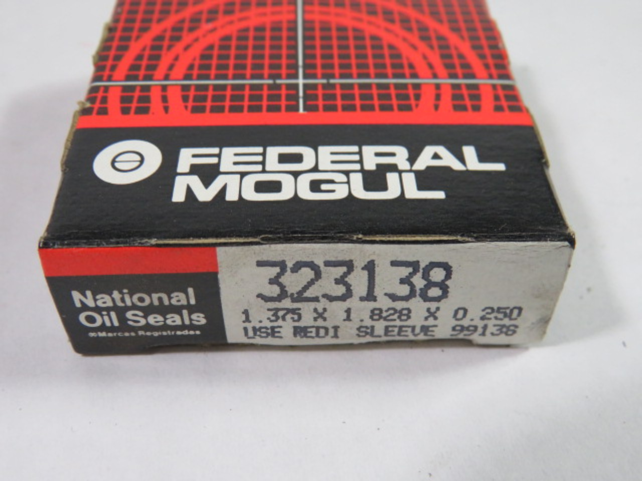 Federal Mogul 323138 Nitrile Oil Seal 1.8340" OD 1.3750" ID 0.2500" W ! NEW !