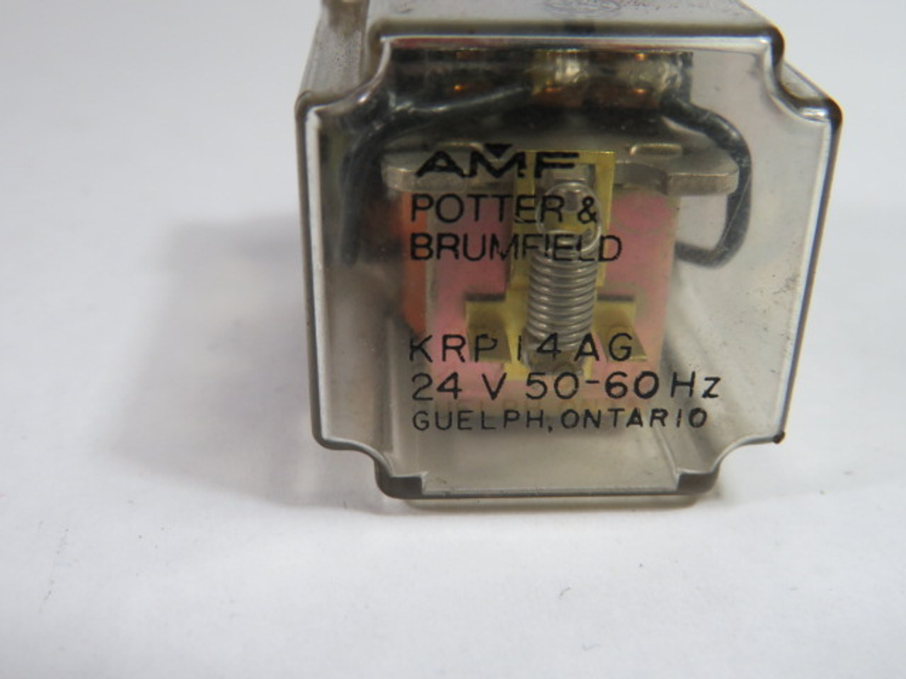 Potter & Brumfield KRP14AG-24 Relay 24VAC 10A 8-Blades USED