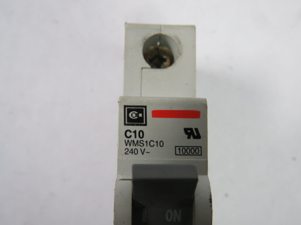 Cutler-Hammer WMS1C10 Circuit Breaker 10A 240V 1P USED