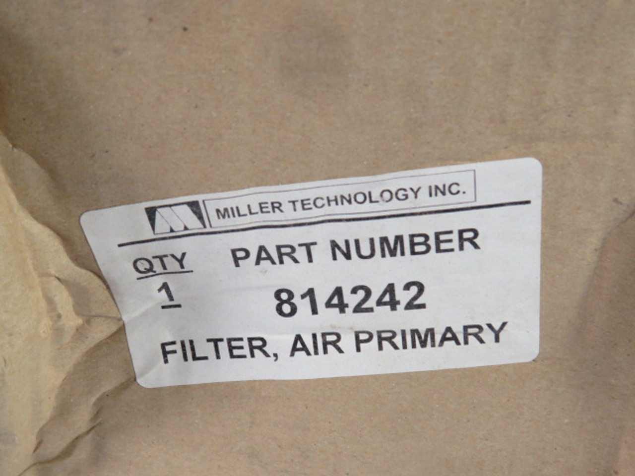 Miller 814242 Air Filter ! NEW !