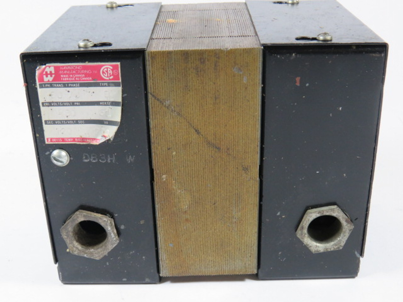 Hammond EJ7J Power Transformer 1Ph 250VA Pri 480V Sec 120V 60Hz USED