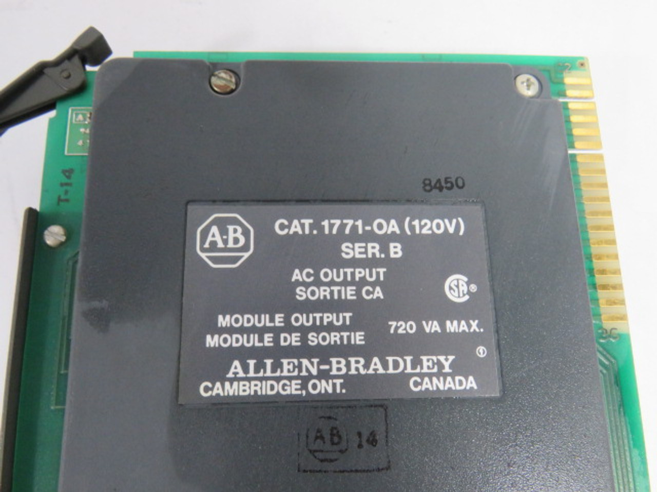 Allen-Bradley 1771-OA Output Module Series B 120VAC 720VA USED