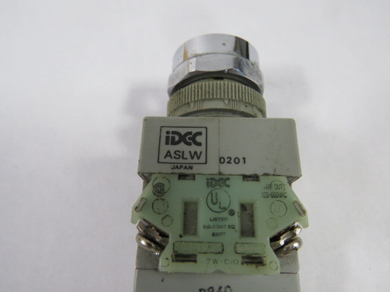 IDEC ASLW29920D-6V Selector Switch 6V 2NO 2-Position No Lens USED