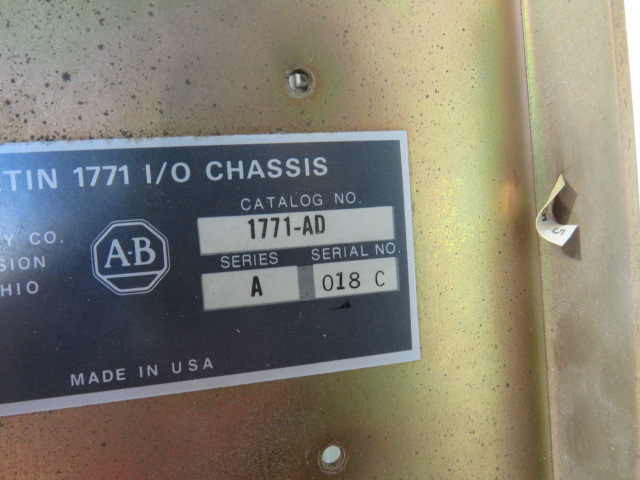 Allen-Bradley 1771-AD Series A Rack Chassis w/ 16 Terminal Arms 1771-WA USED