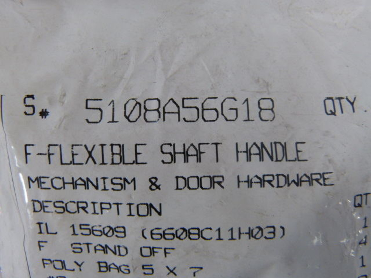 Cutler Hammer 5108A56G18 Flexible Shaft Handle Mechanism & Door Hardware ! NEW !