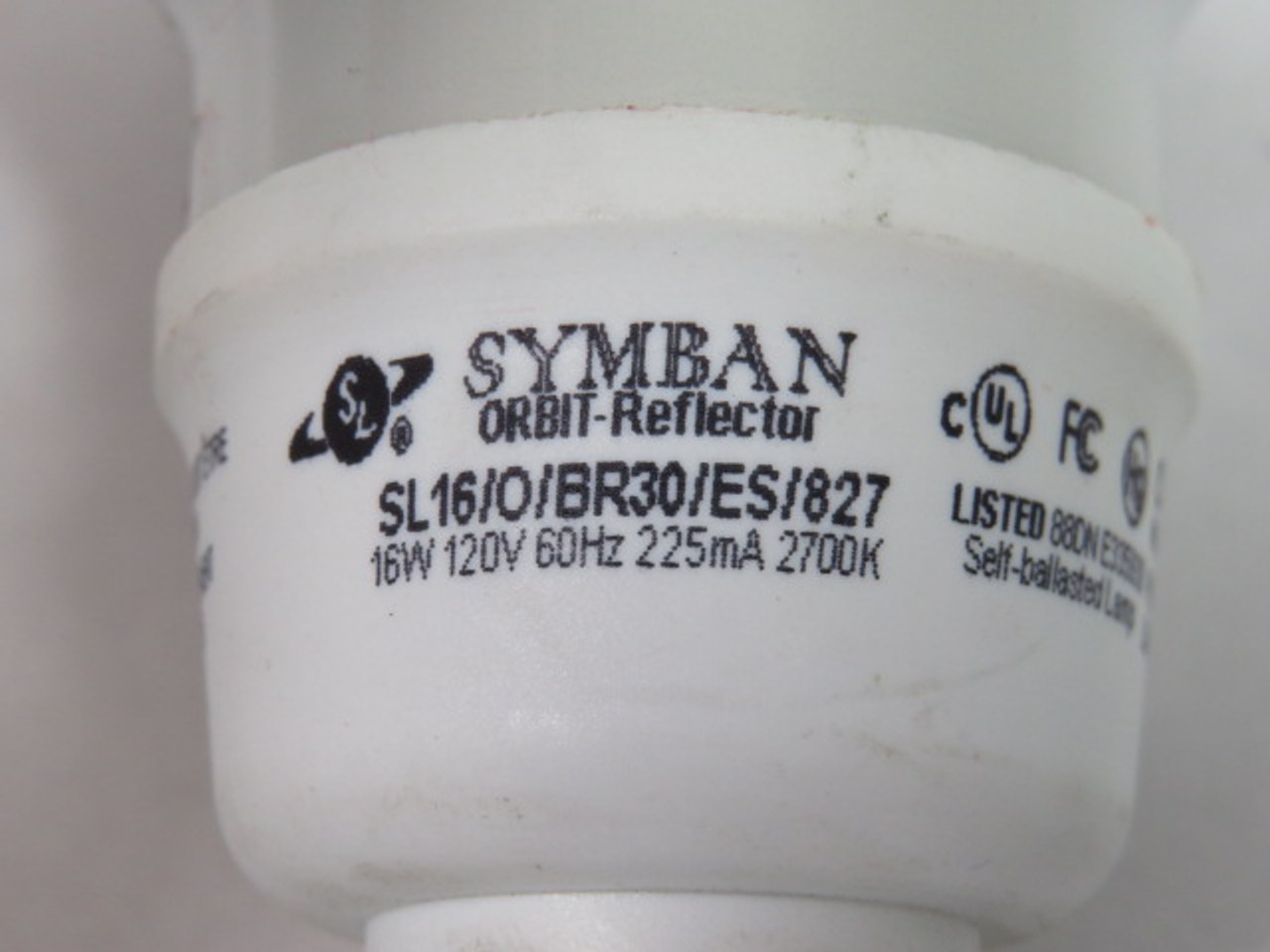 Symban SL16/O/BR30/ES/827 Bulb 16W 120V USED
