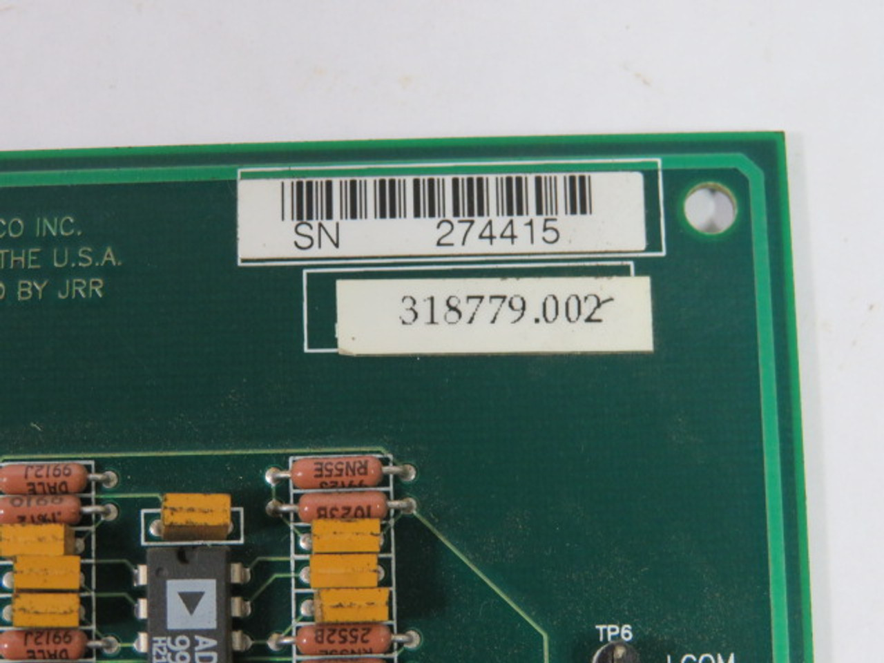 Unico 318779.002 Circuit Board USED