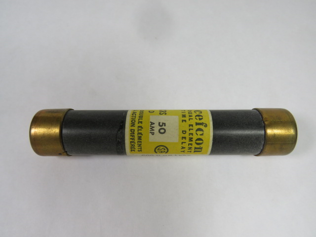 Cefcon CRS-50 Dual Element Time Delay Fuse 50A 600V USED