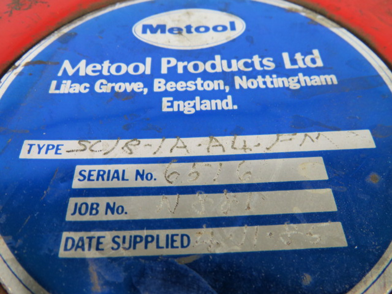 Metool SC18-1A-A4-FM Cable Reel USED