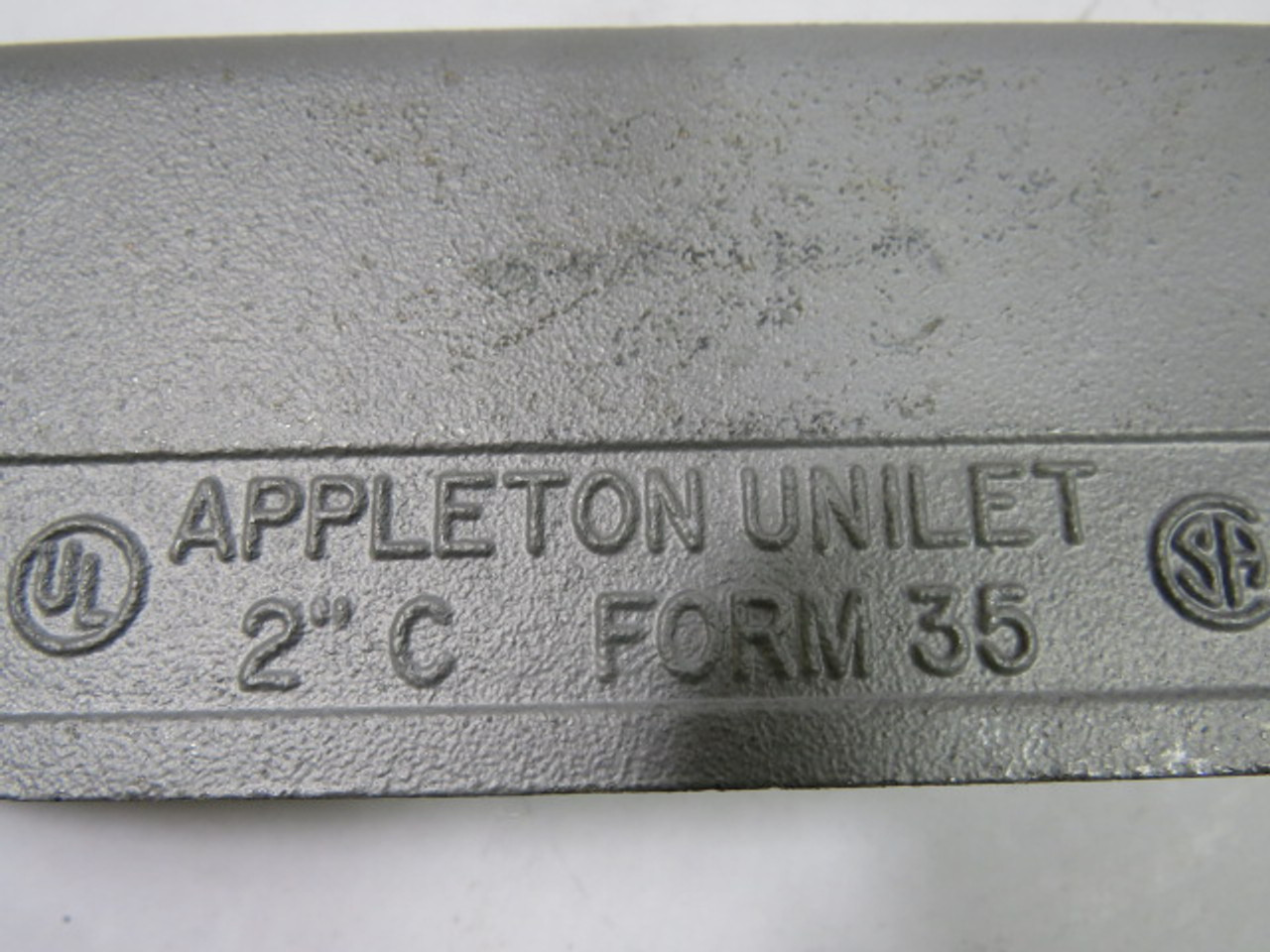 Appleton C-200M 2" Hub Grey Iron Unilet Body Form 35 USED