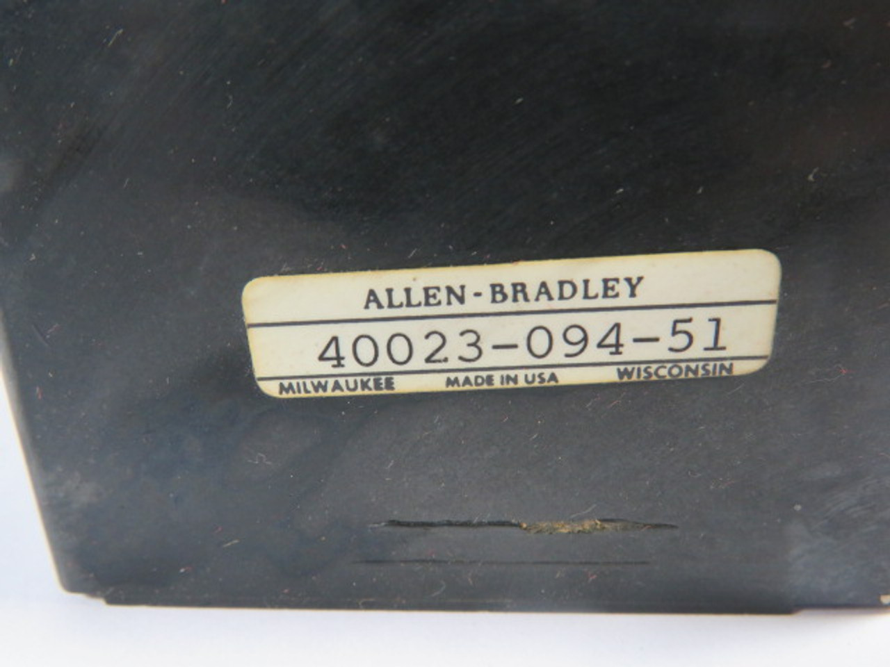 Allen-Bradley 40023-094-51 Power Distribution Terminal Block NO LUGS USED