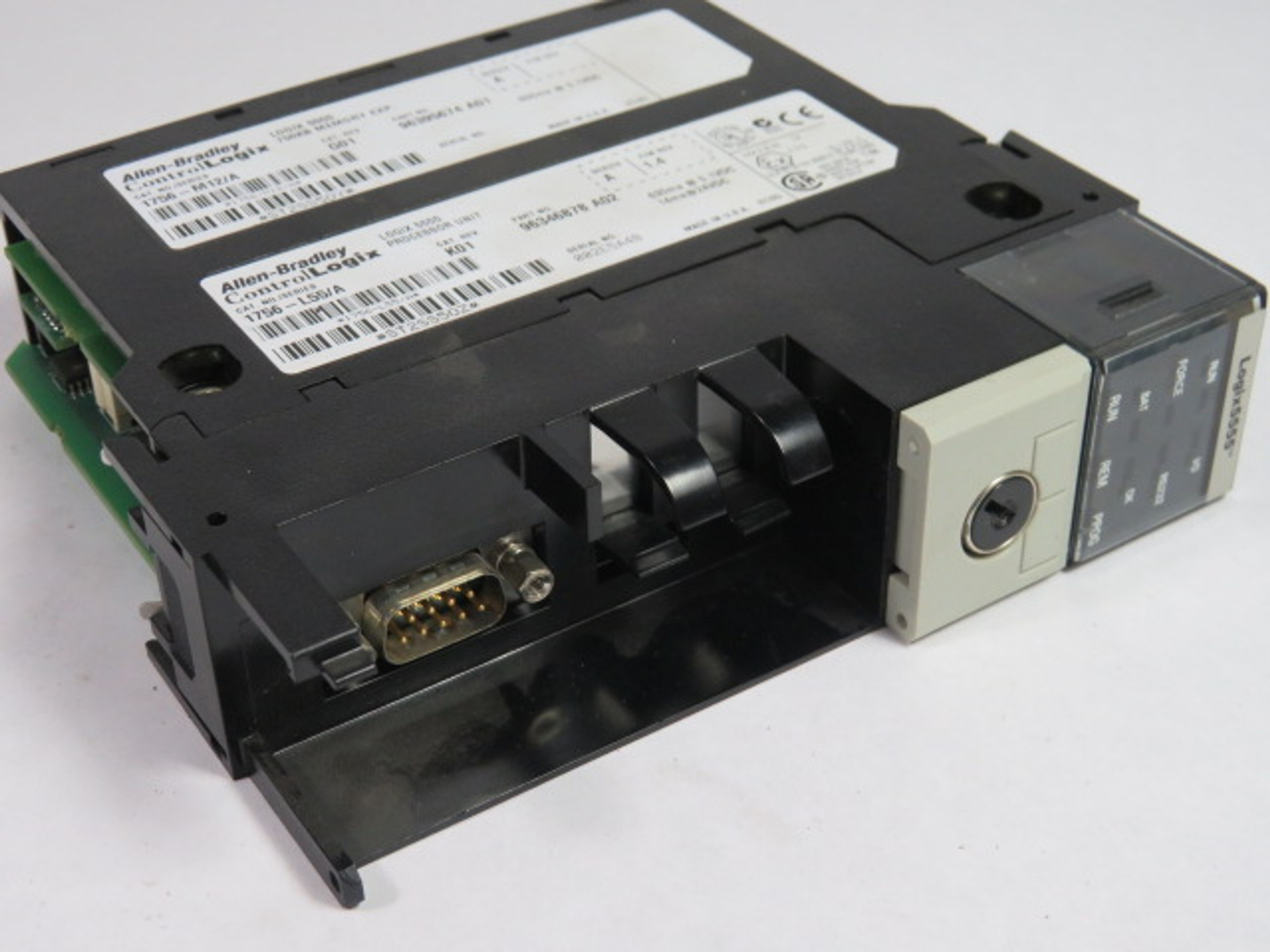 AllenBradley 1756L55 Series A Logix 5555 Processor Unit *Missing Door* ! WOW ! Industrial