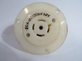 Hubbell 2516 Flanged Receptacle 20A 120/208VAC 5W 4P ! WOW !