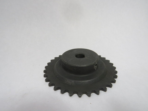 Martin 35B32-1/2 Roller Chain Sprocket 1/2" Bore 32T 35 Chain 0.375" USED