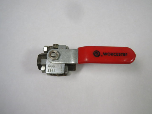 Worcester 446T-1000 Ball Valve 3/8" USED