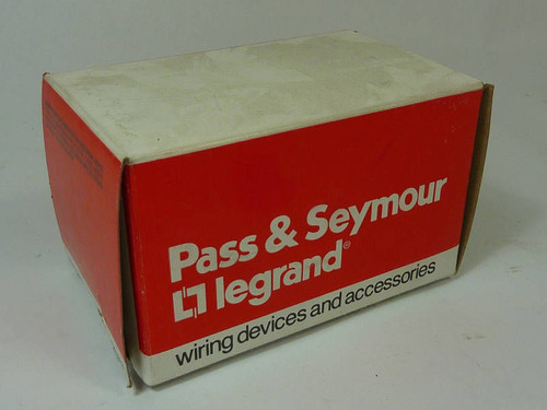 Pass & Seymour Manual Motor Controller 3P 7813-PMP !NIB
