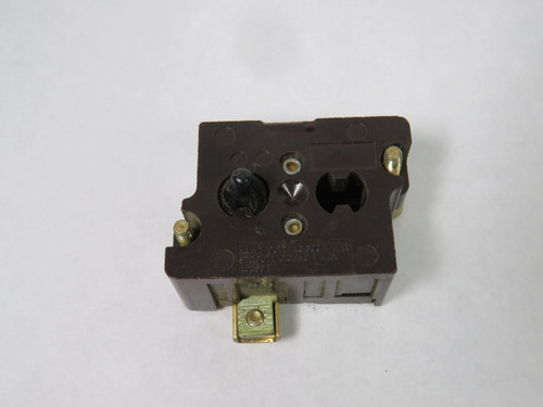 Cutler-Hammer 10250T53 Brown Contact Block 1NO 600VAC 250VDC USED