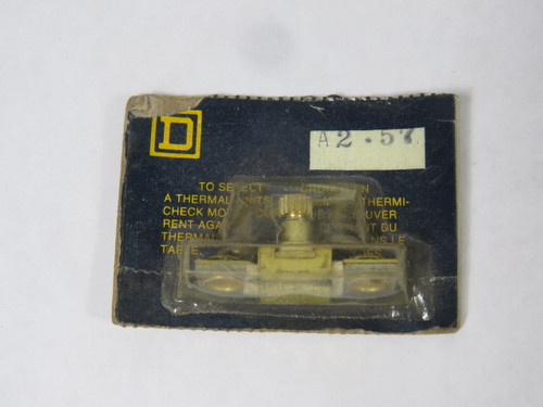 Square D A2.57 Overload Relay Thermal Unit ! NEW !
