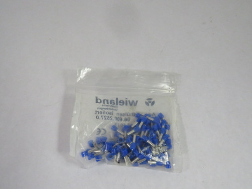 Wieland 06.600.2527.0 14AWG 2.5mm BLU Wire Grip Ferrule Lot of 98 ! NWB !