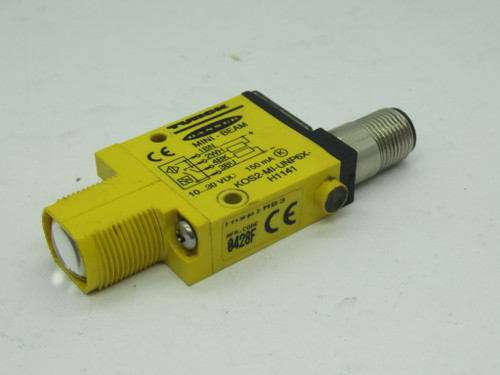 Banner K0S2-MI-UNP6X-H1141 Photoelectric Sensor 38cm Diffuse 150mA 10-30VDC USED