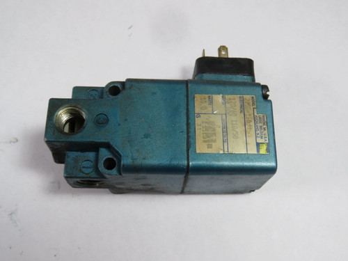 Mac 225B-110DD Solenoid Valve 110/120V 24VDC 15W 50/60Hz USED