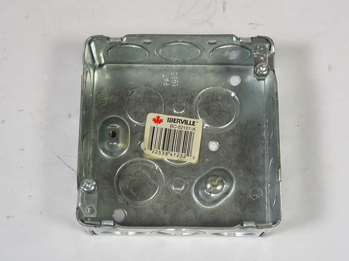 Iberville BC-52151-K 4" Square Through-Wall Box 22 Knockouts 1-1/2"D ! NOP !